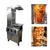  Commercial Counter Trolley Type Gas Operated Shawarma Machine With 20 Kg Meat Holding Capacity and 2 Imported Burner